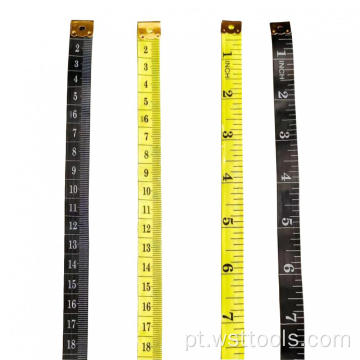 Régua de costura corporal de fita métrica macia de escala dupla